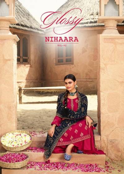Nihaara Vol 2 By Glossy Designer Ethnic Wear Salwar Kameez Collection